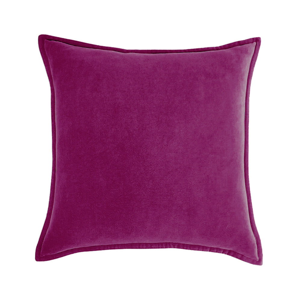 Throw Pillow Cover with 450g Insert, dark-grey, velvet, 20X20, Decorative Cushion – Fancy & Stacy