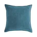 Throw Pillow Cover with 450g Insert, dark-grey, velvet, 20X20, Decorative Cushion – Fancy & Stacy