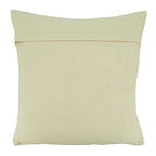 Fennco Styles Striped Woven Cotton Decorative Throw Pillow 18" W x 18" L - Black & White Modern Textured Cushion for Home, Couch, Bedroom, Living Room and Office Décor
