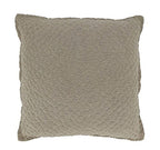Fennco Styles Floral Design Decorative Filled Throw Pillow 17" W x 17" L - White Flower Square Cushion for Home, Couch, Office, Bedroom and Living Room Décor