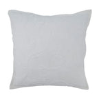 Fennco Styles Floral Design Decorative Filled Throw Pillow 17" W x 17" L - White Flower Square Cushion for Home, Couch, Office, Bedroom and Living Room Décor