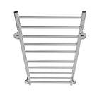Electric Heated Towel Rack for Bathroom Wall Mounted Towel Warmer 10 Stainless Steel Bars Drying Rack