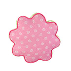 Pink Ladybug Dot Novelty Floral Embroiderd Decor Throw Pillow