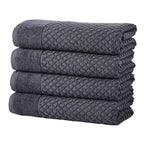 Cotton Diamond Waffle Weave Bath Towel Set - Grayson Collection