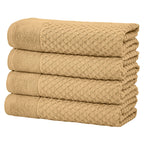 Cotton Diamond Waffle Weave Bath Towel Set - Grayson Collection