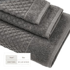 Cotton Diamond Waffle Weave Bath Towel Set - Grayson Collection