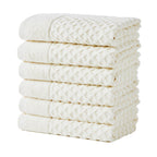 Cotton Diamond Waffle Weave Bath Towel Set - Grayson Collection