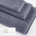 Cotton Diamond Waffle Weave Bath Towel Set - Grayson Collection