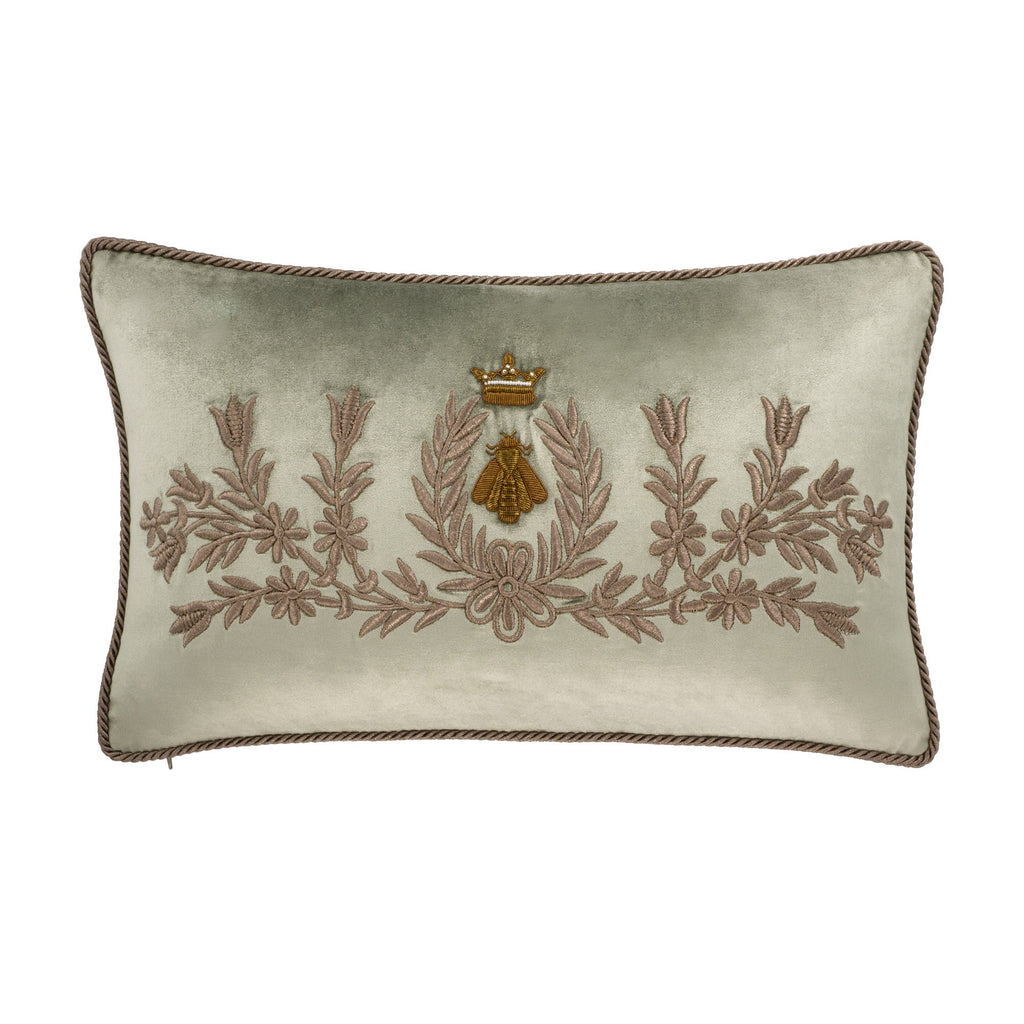 Regina Silk Velvet Throw Pillow Cover, 12 x 20