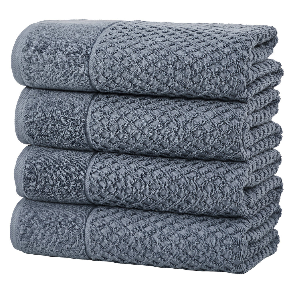 Cotton Diamond Waffle Weave Bath Towel Set - Grayson Collection