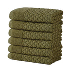 Cotton Diamond Waffle Weave Bath Towel Set - Grayson Collection