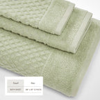 Cotton Diamond Waffle Weave Bath Towel Set - Grayson Collection